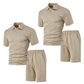 🥳2026 HOT SALE🥳💞50K+ SOLD!💥👴🩳50% OFF! Men's Diamond Print 2-Piece Set – Ready in seconds! Soft, breathable top with easy shorts. No fuss, just style. Perfect for garden BBQs or coffee dates. ☀️👕