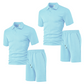 🥳2026 HOT SALE🥳💞50K+ SOLD!💥👴🩳50% OFF! Men's Diamond Print 2-Piece Set – Ready in seconds! Soft, breathable top with easy shorts. No fuss, just style. Perfect for garden BBQs or coffee dates. ☀️👕