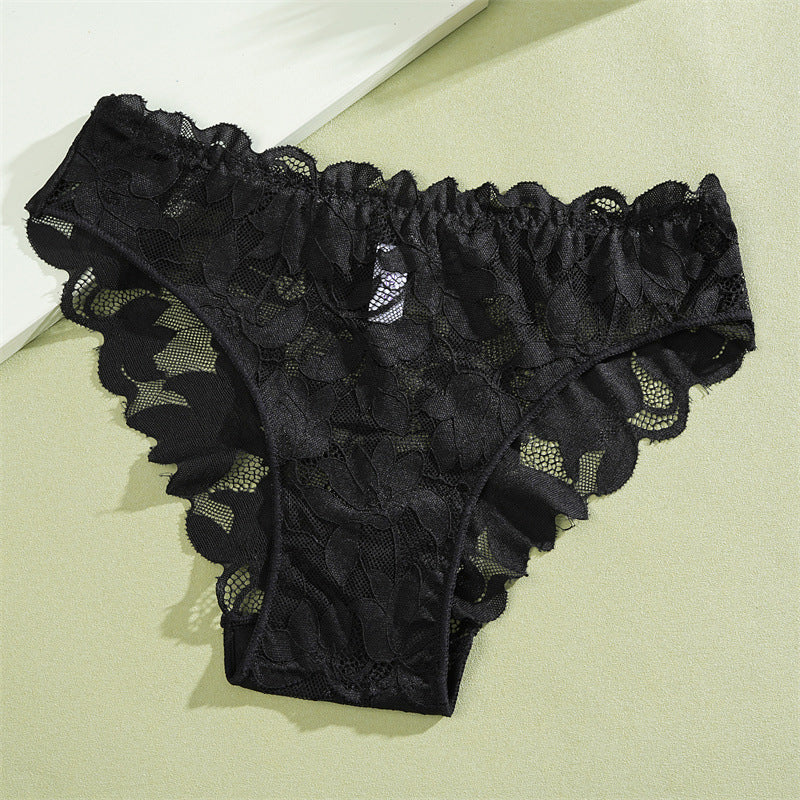 🥳2026 HOT SALE🥳💞50K+ SOLD!🌸💖 50% OFF! Floral Lace Bikini Panty – Low‑waist, soft cotton gusset. Sweet & seamless under clothes. 👙✨