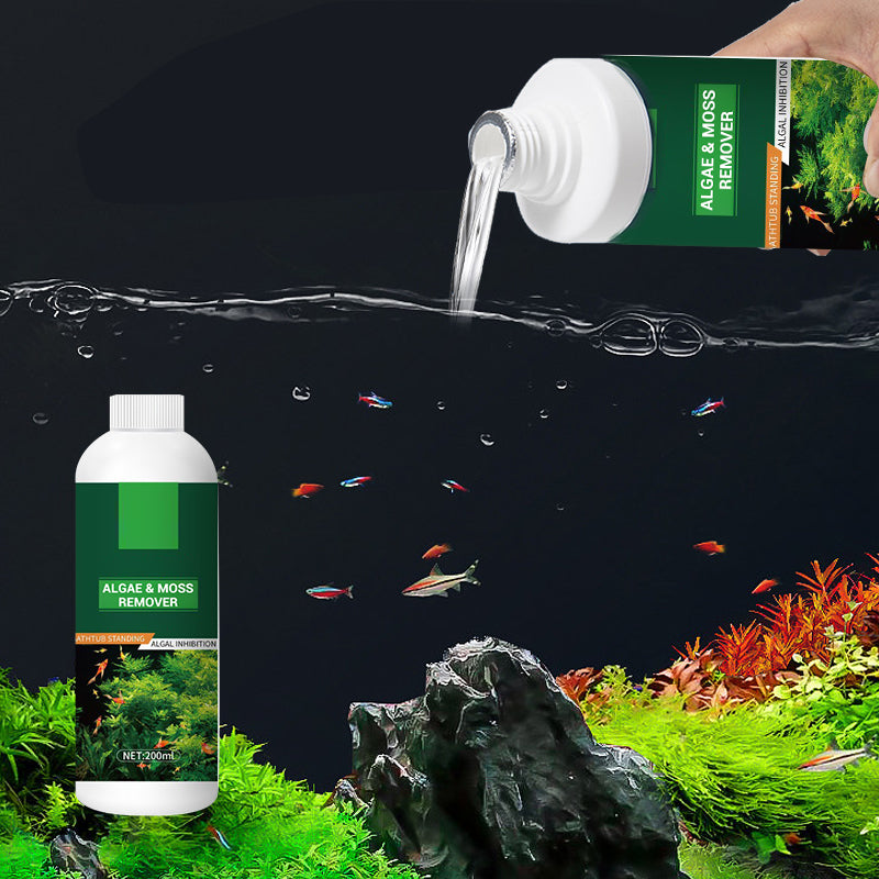 🥳2026 HOT SALE🥳💞50K+ SOLD!🐟🌿 50% OFF! Algae & Moss Remover – Safe for fish & plants, fast‑acting formula. Eliminates green water & moss without harming your aquatic life! 💧✨