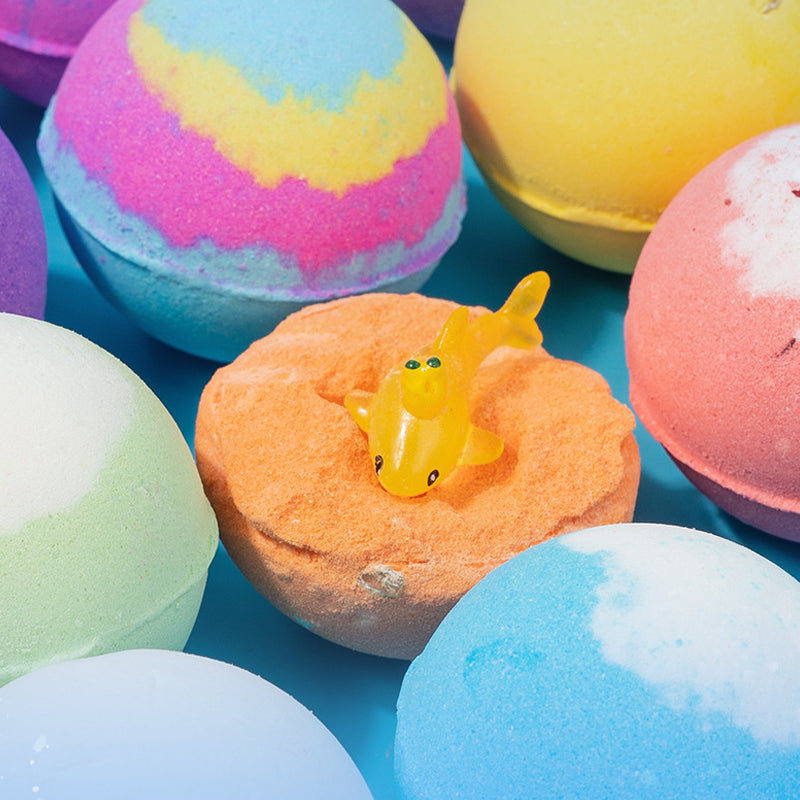 🥳2026 HOT SALE🥳💞50K+ SOLD!🎉🧼 50% OFF! 12-Piece Bath Bomb Gift Set – Colorful fizzies with surprise toys inside. Skin-safe, fun & perfect for bath time treats or party favors. Kids will love it! 🛁🎁