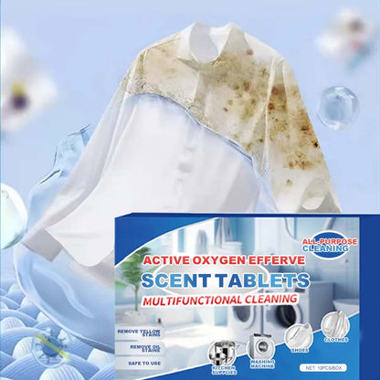 🥳2026 HOT SALE🥳💞50K+ SOLD!💧💚 50% OFF! Active Oxygen Cleaning Tablets – Deep cleans laundry, kitchen & more. Eco-friendly, stain-releasing & freshening. Just drop & go! 🏠✨