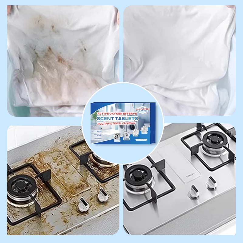 🥳2026 HOT SALE🥳💞50K+ SOLD!💧💚 50% OFF! Active Oxygen Cleaning Tablets – Deep cleans laundry, kitchen & more. Eco-friendly, stain-releasing & freshening. Just drop & go! 🏠✨