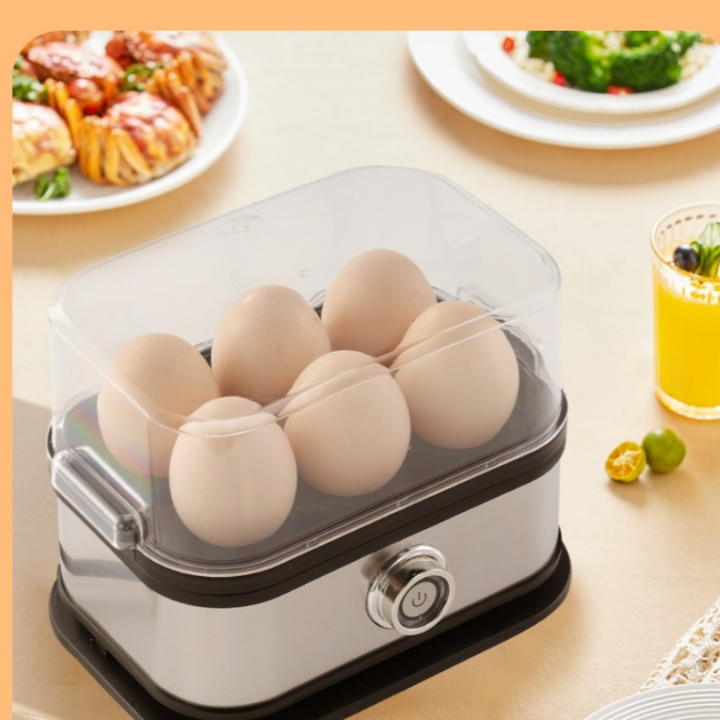 🥳2026 HOT SALE🥳💞50K+ SOLD! 🥚🍳 50% OFF! Multifunctional Egg Steamer with Clear Lid – boil, poach or omelet, auto shut-off, compact. Quick healthy breakfasts! 🛡️✅