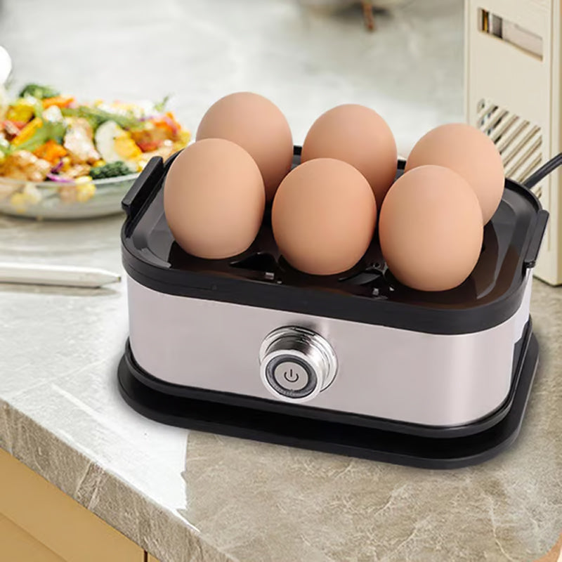 🥳2026 HOT SALE🥳💞50K+ SOLD! 🥚🍳 50% OFF! Multifunctional Egg Steamer with Clear Lid – boil, poach or omelet, auto shut-off, compact. Quick healthy breakfasts! 🛡️✅