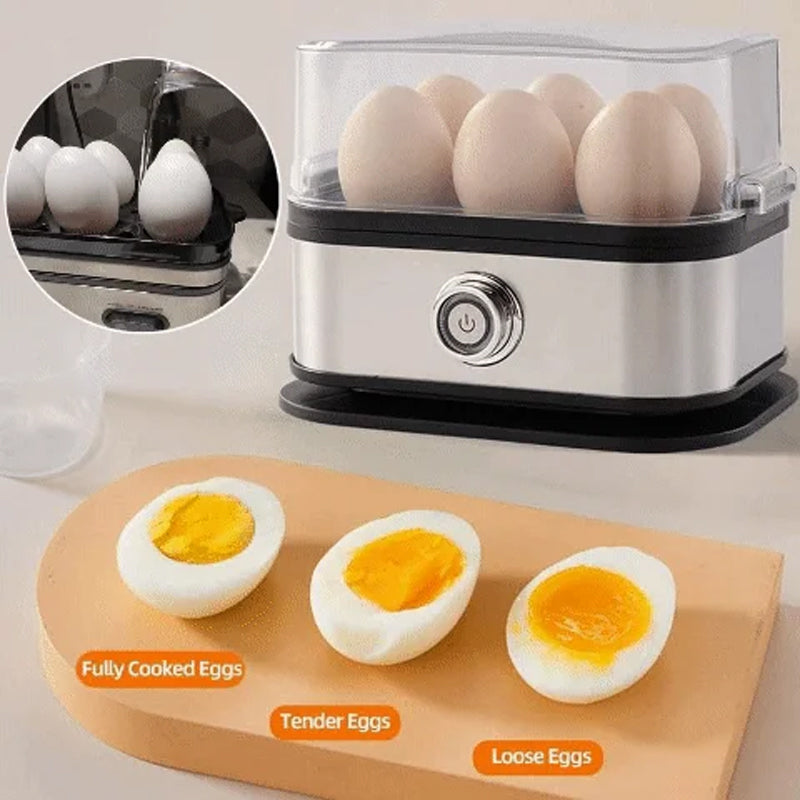 🥳2026 HOT SALE🥳💞50K+ SOLD! 🥚🍳 50% OFF! Multifunctional Egg Steamer with Clear Lid – boil, poach or omelet, auto shut-off, compact. Quick healthy breakfasts! 🛡️✅