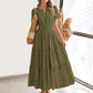 🥳2026 HOT SALE🥳💞50K+ SOLD!👵🌸 50% OFF! Boho Chic Smocked Maxi Dress – Flattering smocked waist, flowy fit. Perfect for garden parties or seaside strolls. Effortless summer elegance. 🌊✨