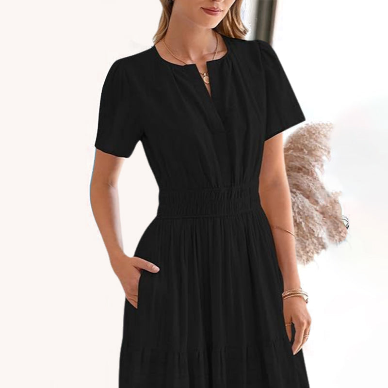 🥳2026 HOT SALE🥳💞50K+ SOLD!👵🌸 50% OFF! Boho Chic Smocked Maxi Dress – Flattering smocked waist, flowy fit. Perfect for garden parties or seaside strolls. Effortless summer elegance. 🌊✨