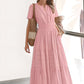 🥳2026 HOT SALE🥳💞50K+ SOLD!👵🌸 50% OFF! Boho Chic Smocked Maxi Dress – Flattering smocked waist, flowy fit. Perfect for garden parties or seaside strolls. Effortless summer elegance. 🌊✨