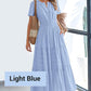 🥳2026 HOT SALE🥳💞50K+ SOLD!👵🌸 50% OFF! Boho Chic Smocked Maxi Dress – Flattering smocked waist, flowy fit. Perfect for garden parties or seaside strolls. Effortless summer elegance. 🌊✨