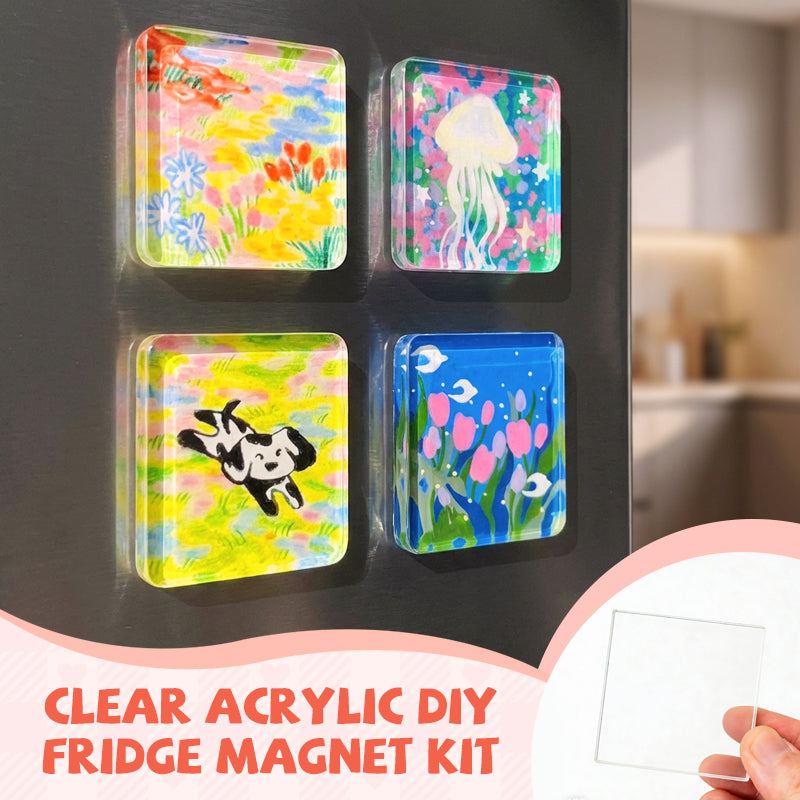 🥳2026 HOT SALE🥳💞50K+ SOLD!📸💎 50% OFF! DIY Fridge Magnet Kit – Turn photos into 3D acrylic magnets. Strong hold, easy assemble. A heartfelt gift. 🧲✨