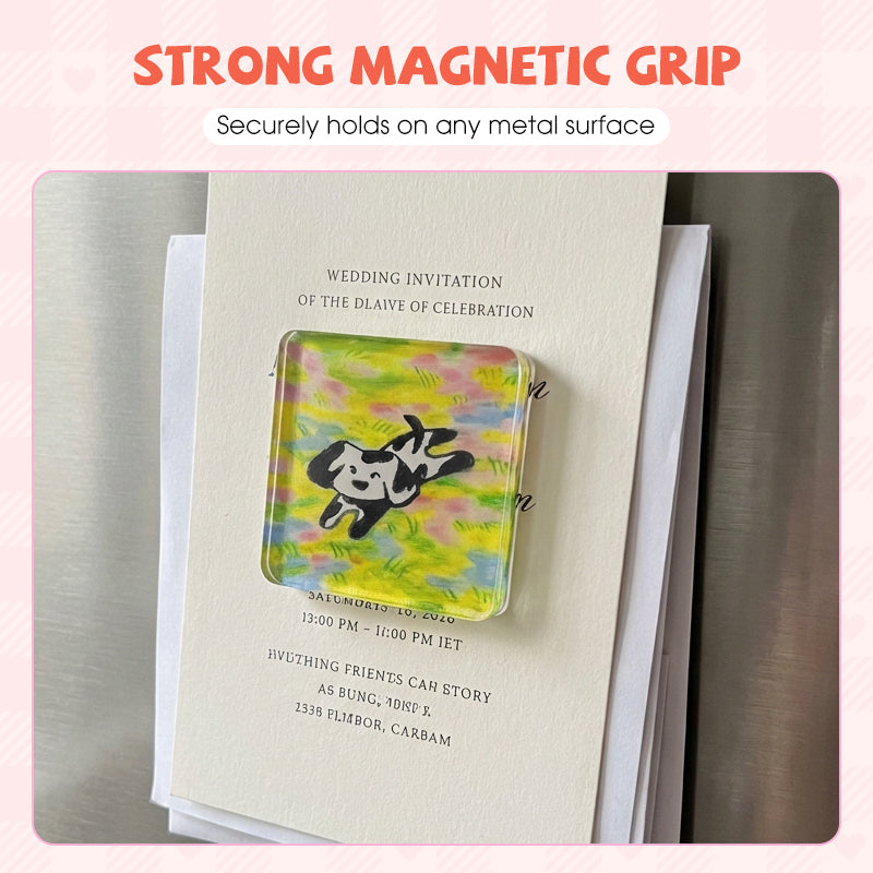 🥳2026 HOT SALE🥳💞50K+ SOLD!📸💎 50% OFF! DIY Fridge Magnet Kit – Turn photos into 3D acrylic magnets. Strong hold, easy assemble. A heartfelt gift. 🧲✨