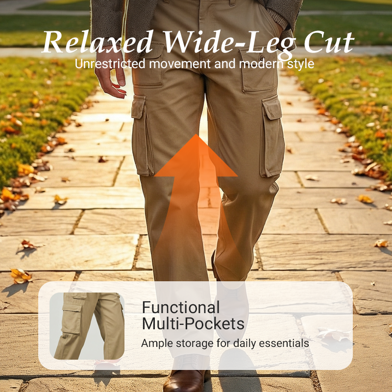 🥳2026 HOT SALE🥳💞50K+ SOLD!👴📦 50% OFF! Multi-Pocket Cargo Pants – Straight-leg, relaxed fit. Holds phone, keys & tools. Durable & comfy for daily wear. 🛠️👖