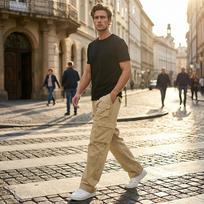 🥳2026 HOT SALE🥳💞50K+ SOLD!👴📦 50% OFF! Multi-Pocket Cargo Pants – Straight-leg, relaxed fit. Holds phone, keys & tools. Durable & comfy for daily wear. 🛠️👖