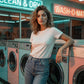 🥳2026 HOT SALE🥳💞50K+ SOLD!👚👕 50% OFF! Women's Loose-Fit T-Shirt – Classic crew neck, comfy cotton feel. Pairs with anything. Effortless style for any day. 🕊️🌿