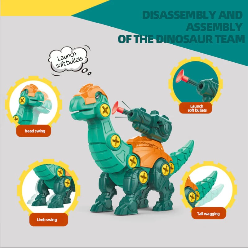 🥳2026 HOT SALE🥳💞50K+ SOLD!👵🧸 50% OFF! Dino Craft Building Set – Easy to assemble, safe & educational. Spark imagination with colourful prehistoric pals. Ideal for rainy days. 🌧️✨
