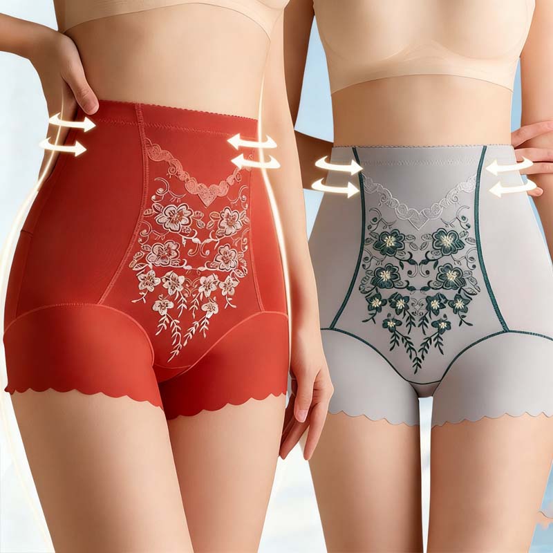 🥳2026 HOT SALE🥳💞50K+ SOLD!👵🌸 50% OFF! Embroidered High-Waist Briefs – Gentle tummy control, pretty embroidery. Soft & comfy for daily wear. Your new favourite. 🎀✨