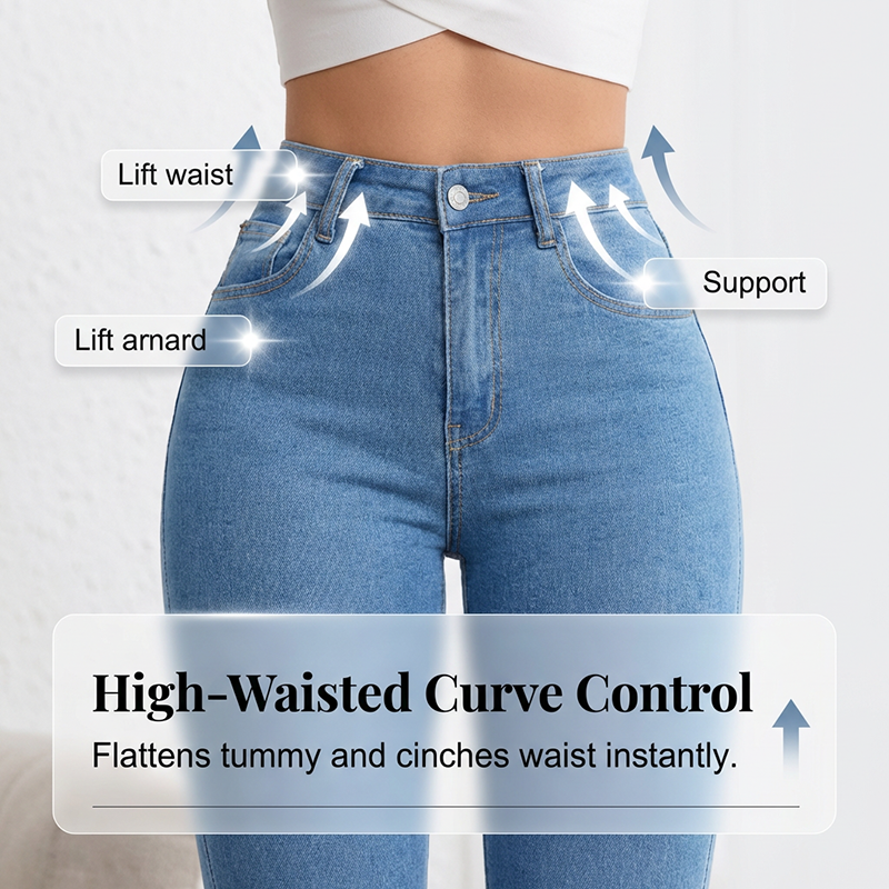 🥳2026 HOT SALE🥳💞50K+ SOLD!💥👵👖 50% OFF! High-Waist Stretch Flare Jeans – Curve control, peach lift & 4-way stretch. Flattering flare silhouette elongates legs. Comfortable & stylish for everyday. 🌸✨