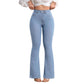 🥳2026 HOT SALE🥳💞50K+ SOLD!💥👵👖 50% OFF! High-Waist Stretch Flare Jeans – Curve control, peach lift & 4-way stretch. Flattering flare silhouette elongates legs. Comfortable & stylish for everyday. 🌸✨