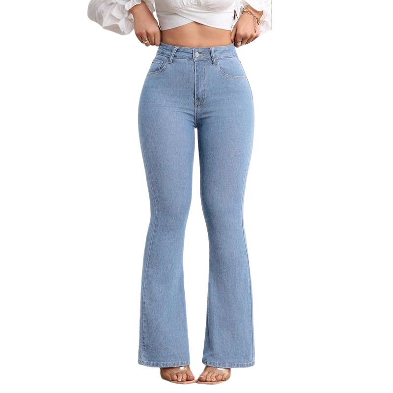 🥳2026 HOT SALE🥳💞50K+ SOLD!💥👵👖 50% OFF! High-Waist Stretch Flare Jeans – Curve control, peach lift & 4-way stretch. Flattering flare silhouette elongates legs. Comfortable & stylish for everyday. 🌸✨