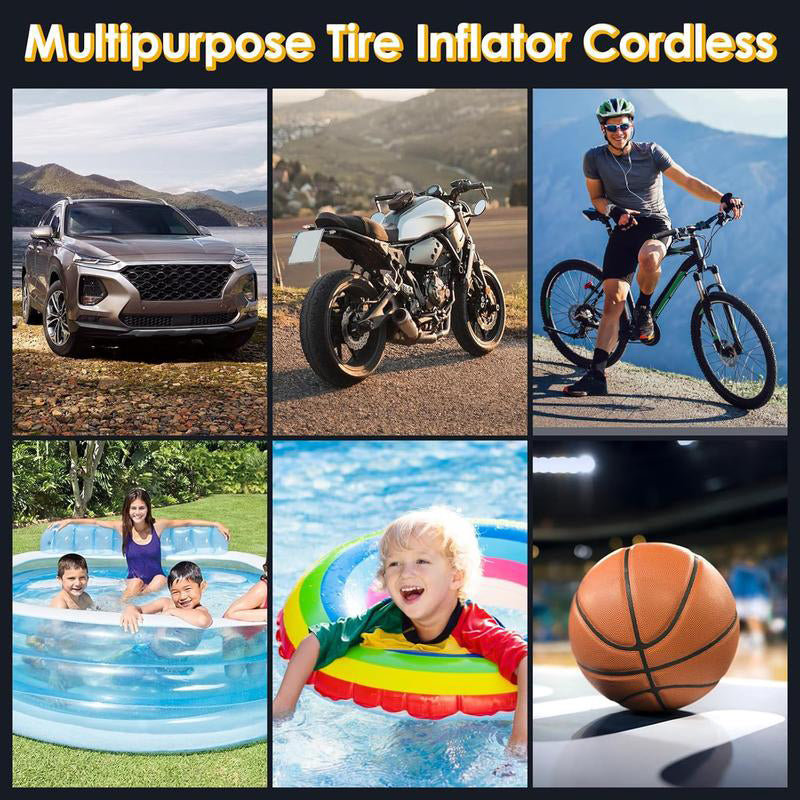 🥳2026 HOT SALE🥳💞50K+ SOLD! ⚡🛞 50% OFF! Smart Digital Tire Inflator – auto shut-off prevents over-inflation. Digital pressure display – no guessing, no errors. Built-in LED light for night emergencies. Perfect for cars, bikes & sports balls! 🚲🏀