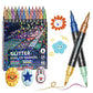 🥳2026 HOT SALE🥳💞50K+ SOLD! 🎨✨ Glitter Brush Markers – dual-tip design, shimmering ink makes cards & crafts sparkle. Safe non-toxic, no bleed through – perfect for handmade gifts the grandkids will treasure! 💌💚