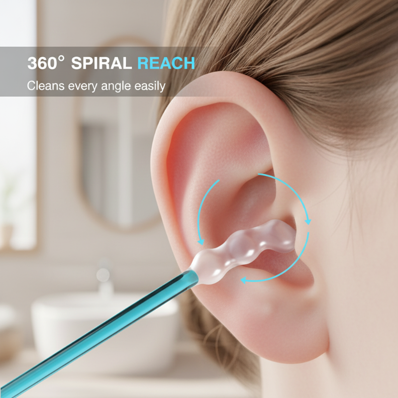 🥳2026 HOT SALE🥳💞50K+ SOLD!💫🦻 50% OFF! Gentle Spiral Ear Cleaners – Soft, safe & easy to use. Removes wax effectively without cotton mess. Perfect for seniors. 🧼👂