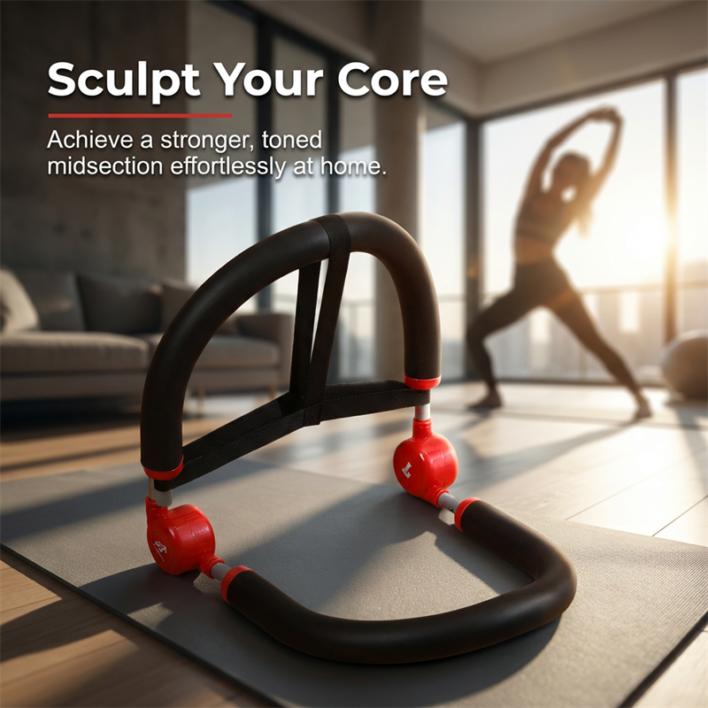 🥳2026 HOT SALE🥳💞50K+ SOLD! 💪🛡️ 50% OFF! Core & Sit‑Up Exercise Machine – Assisted rebound protects your back, thick foam padding supports neck & spine. Silent, comfy & effective – home gym made easy! 🏠✨