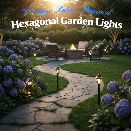 🥳2026 HOT SALE🥳💞50K+ SOLD!🏮⚡ 50% OFF! Vintage Solar Lights – Hexagonal style, dusk-to-dawn sensor. Weatherproof & durable. Adds charm to any outdoor space. Effortless illumination. 🌧️✨