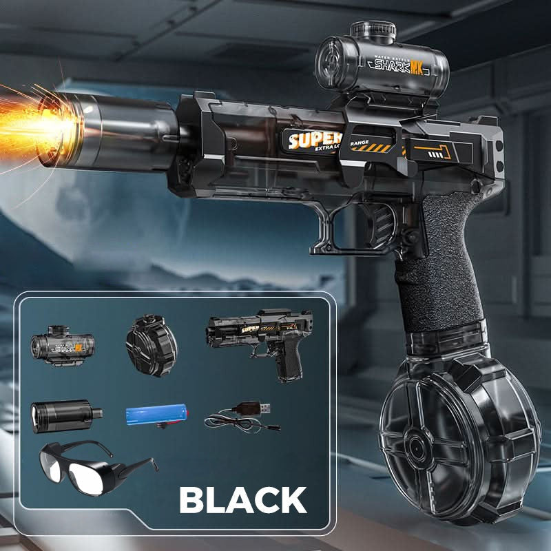 🥳2026 HOT SALE🥳💞50K+ SOLD!💥🔋💪 50% OFF! Rechargeable Water Blaster – USB charging, large tank, quick-refill. LED effects day or night. Perfect for parties, camping & family fun. No batteries needed! 🌊✨