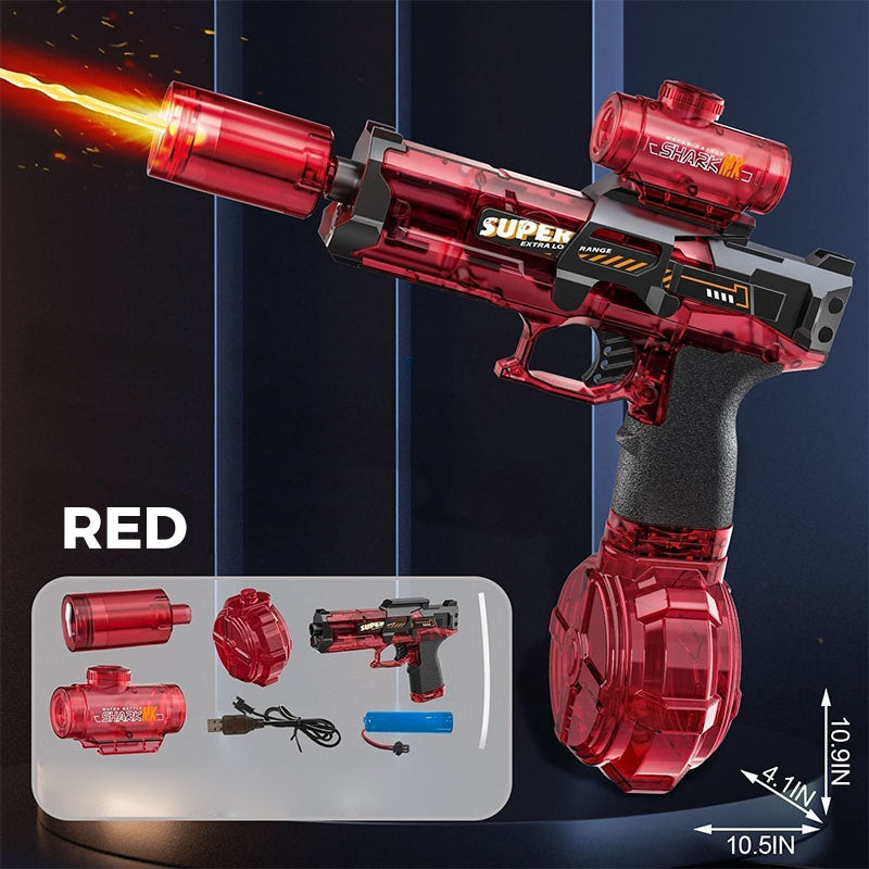 🥳2026 HOT SALE🥳💞50K+ SOLD!💥🔋💪 50% OFF! Rechargeable Water Blaster – USB charging, large tank, quick-refill. LED effects day or night. Perfect for parties, camping & family fun. No batteries needed! 🌊✨