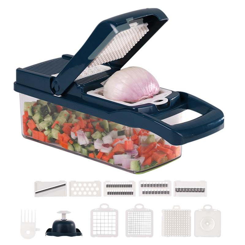 🥳2026 HOT SALE🥳💞50K+ SOLD!🥕⚡ 50% OFF! Multi-Purpose Vegetable Cutter – Chop, slice & grate in seconds. No more chopping strain. Easy to use & clean. Perfect for daily meals. 👵✨