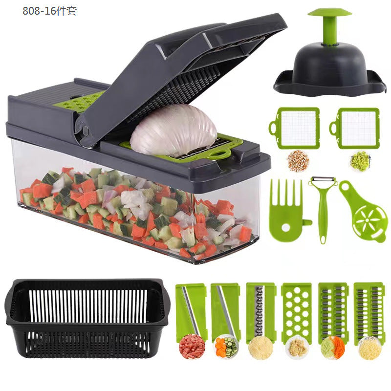 🥳2026 HOT SALE🥳💞50K+ SOLD!🥕⚡ 50% OFF! Multi-Purpose Vegetable Cutter – Chop, slice & grate in seconds. No more chopping strain. Easy to use & clean. Perfect for daily meals. 👵✨
