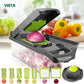 🥳2026 HOT SALE🥳💞50K+ SOLD!🥕⚡ 50% OFF! Multi-Purpose Vegetable Cutter – Chop, slice & grate in seconds. No more chopping strain. Easy to use & clean. Perfect for daily meals. 👵✨