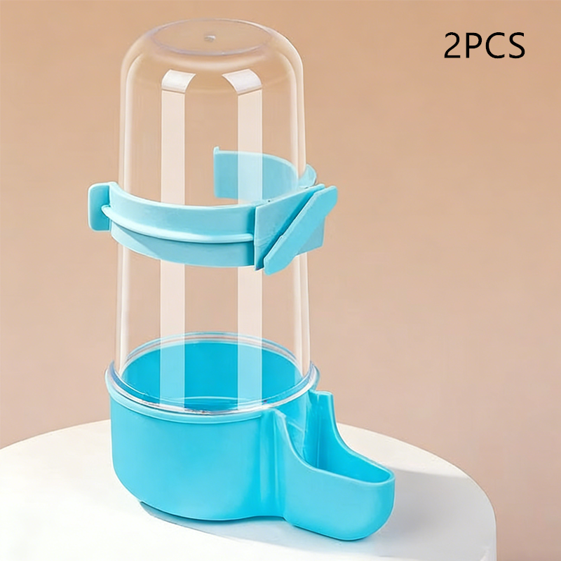 🥳2026 HOT SALE🥳💞50K+ SOLD!💥🐦✨ 50% OFF! 2-in-1 Bird Feeder & Waterer – Mess-free, secure lock, clear reservoir. Saves cage space, easy to clean. Fits 0.51"-0.75" bars. Happy pet, happy you! 🧼💧