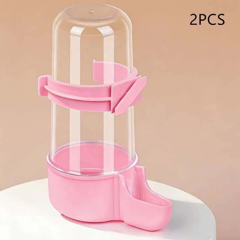 🥳2026 HOT SALE🥳💞50K+ SOLD!💥🐦✨ 50% OFF! 2-in-1 Bird Feeder & Waterer – Mess-free, secure lock, clear reservoir. Saves cage space, easy to clean. Fits 0.51"-0.75" bars. Happy pet, happy you! 🧼💧