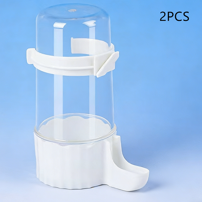 🥳2026 HOT SALE🥳💞50K+ SOLD!💥🐦✨ 50% OFF! 2-in-1 Bird Feeder & Waterer – Mess-free, secure lock, clear reservoir. Saves cage space, easy to clean. Fits 0.51"-0.75" bars. Happy pet, happy you! 🧼💧