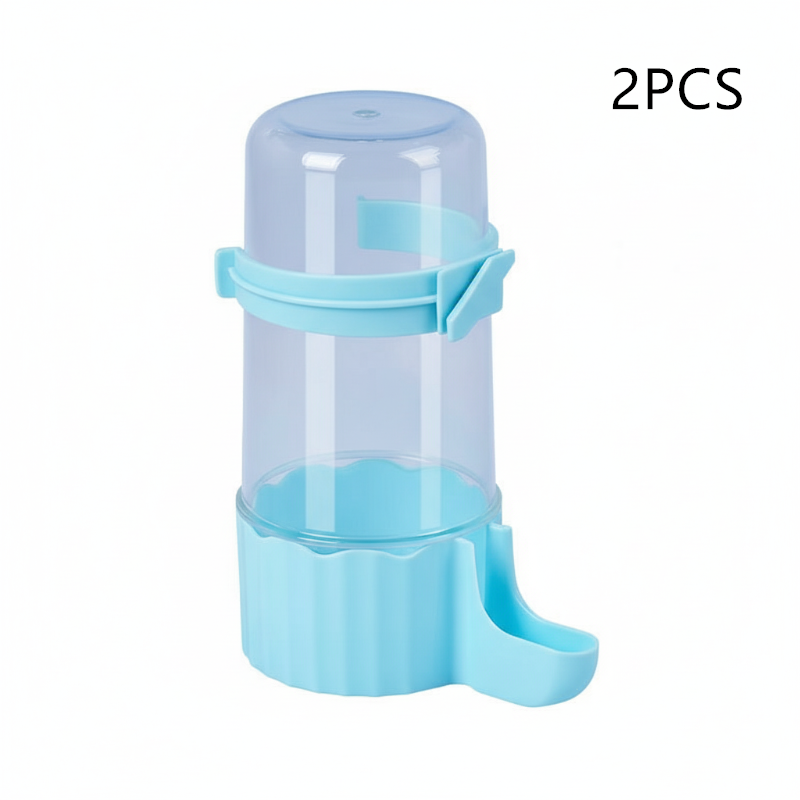 🥳2026 HOT SALE🥳💞50K+ SOLD!💥🐦✨ 50% OFF! 2-in-1 Bird Feeder & Waterer – Mess-free, secure lock, clear reservoir. Saves cage space, easy to clean. Fits 0.51"-0.75" bars. Happy pet, happy you! 🧼💧