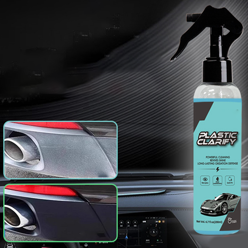 🥳2026 HOT SALE🥳💞50K+ SOLD! 🚗🧽 50% OFF! Car Plastic Restorer Spray – revives dull plastic, rubber & leather, non-greasy high gloss. Quick spray & wipe, long-lasting shine! 🛡️💪