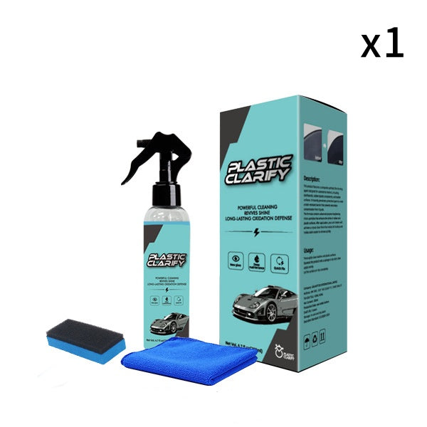 🥳2026 HOT SALE🥳💞50K+ SOLD! 🚗🧽 50% OFF! Car Plastic Restorer Spray – revives dull plastic, rubber & leather, non-greasy high gloss. Quick spray & wipe, long-lasting shine! 🛡️💪