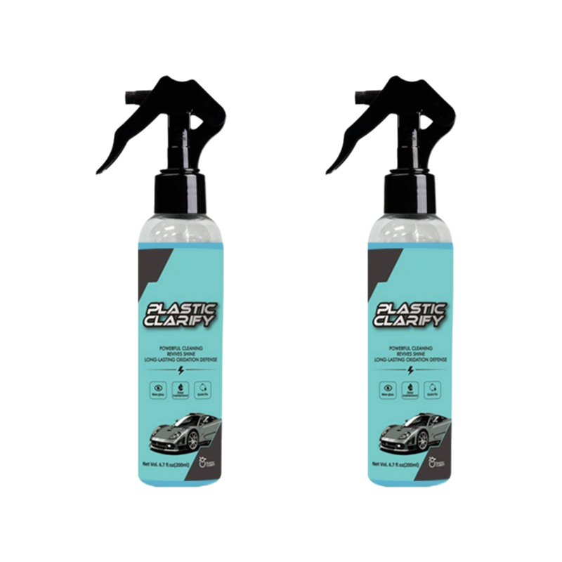 🥳2026 HOT SALE🥳💞50K+ SOLD! 🚗🧽 50% OFF! Car Plastic Restorer Spray – revives dull plastic, rubber & leather, non-greasy high gloss. Quick spray & wipe, long-lasting shine! 🛡️💪