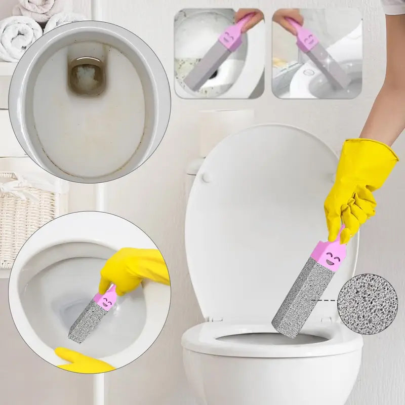 🥳2026 HOT SALE🥳💞50K+ SOLD!🧽💫 50% OFF! Toilet Brush with 5 Refill Heads – Ergonomic handle, hanging storage. Powerful stain removal, replaceable pumice core. Save money & space. Easy & hygienic cleaning for seniors. 👵✨