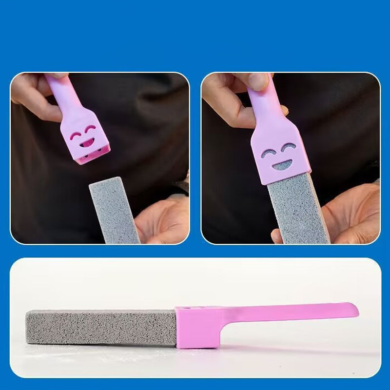 🥳2026 HOT SALE🥳💞50K+ SOLD!🧽💫 50% OFF! Toilet Brush with 5 Refill Heads – Ergonomic handle, hanging storage. Powerful stain removal, replaceable pumice core. Save money & space. Easy & hygienic cleaning for seniors. 👵✨