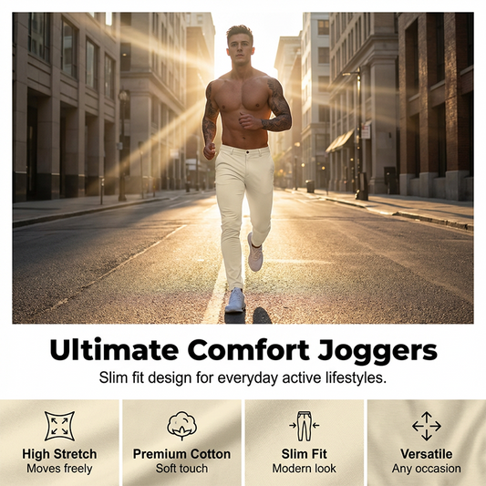 🥳2026 HOT SALE🥳💞50K+ SOLD!💥💪👖 50% OFF! Men's Casual Stretch Pants – Slim fit, tapered leg. High-stretch cotton blend. Deep pockets, secure closure. One pant for everything. ✅🌿