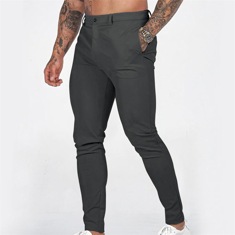 🥳2026 HOT SALE🥳💞50K+ SOLD!💥💪👖 50% OFF! Men's Casual Stretch Pants – Slim fit, tapered leg. High-stretch cotton blend. Deep pockets, secure closure. One pant for everything. ✅🌿