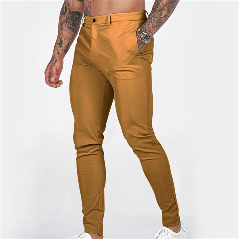 🥳2026 HOT SALE🥳💞50K+ SOLD!💥💪👖 50% OFF! Men's Casual Stretch Pants – Slim fit, tapered leg. High-stretch cotton blend. Deep pockets, secure closure. One pant for everything. ✅🌿