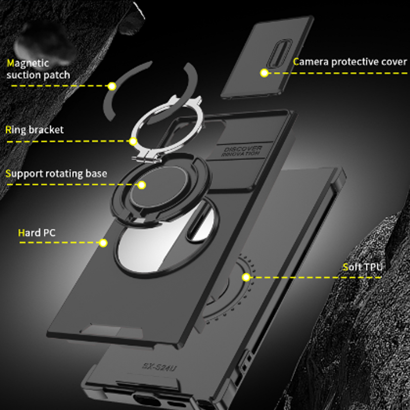 🥳2026 HOT SALE🥳💞50K+ SOLD!🎬🔥 50% OFF! 3-in-1 Magnetic Case for Samsung – Snap & Go Stand + Raised Camera Guard + Full Protection. Your all-in-one daily shield. 🛡️🧲