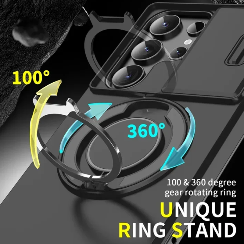 🥳2026 HOT SALE🥳💞50K+ SOLD!🎬🔥 50% OFF! 3-in-1 Magnetic Case for Samsung – Snap & Go Stand + Raised Camera Guard + Full Protection. Your all-in-one daily shield. 🛡️🧲