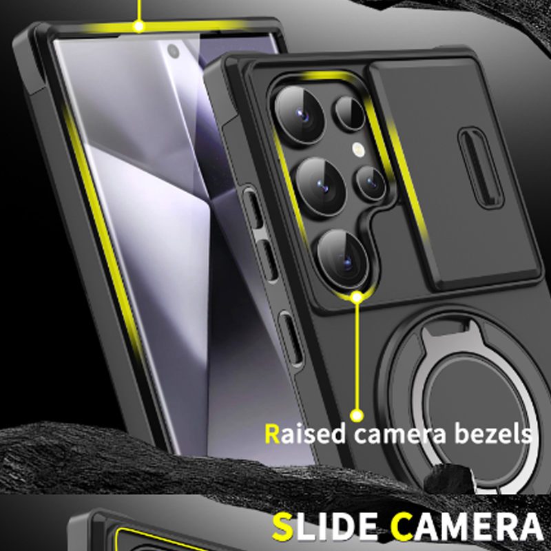 🥳2026 HOT SALE🥳💞50K+ SOLD!🎬🔥 50% OFF! 3-in-1 Magnetic Case for Samsung – Snap & Go Stand + Raised Camera Guard + Full Protection. Your all-in-one daily shield. 🛡️🧲