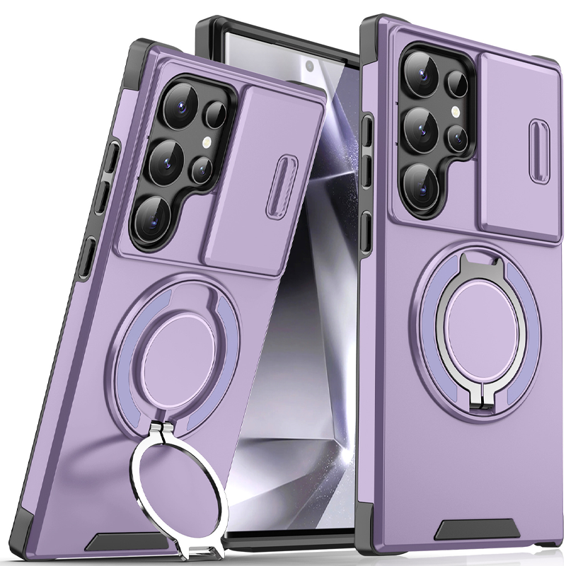 🥳2026 HOT SALE🥳💞50K+ SOLD!🎬🔥 50% OFF! 3-in-1 Magnetic Case for Samsung – Snap & Go Stand + Raised Camera Guard + Full Protection. Your all-in-one daily shield. 🛡️🧲